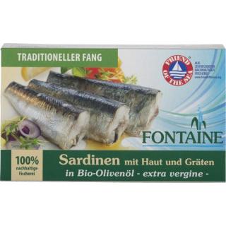 Sardinen mit Haut & Gräten