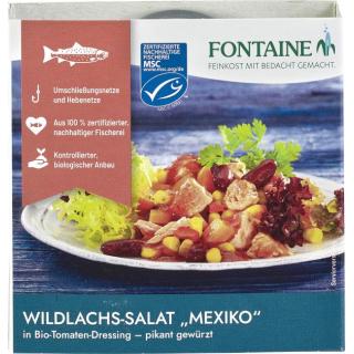 Wildlachs-Salat Mexiko