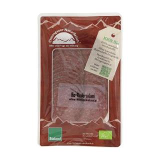 Rindersalami Aufschnitt