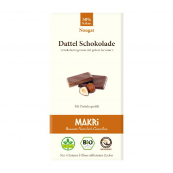 Dattelschokol.Nougat 50% Kakao