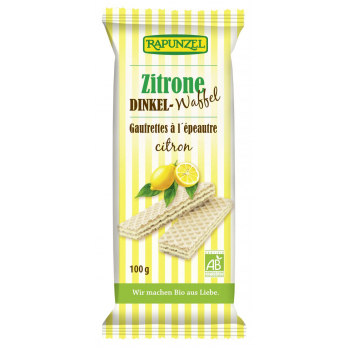 Dinkel-Waffeln Zitrone