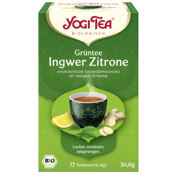 Grüntee Ingwer-Zitrone