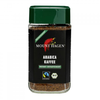 Instant-Kaffee entkoffeiniert