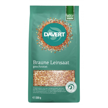 Leinsamen geschrotet