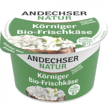 Körniger Bio Frischkäse