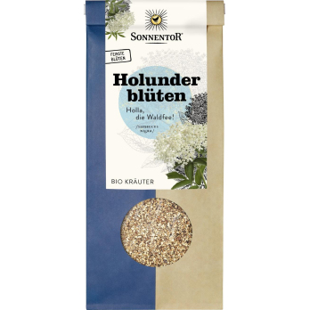 Holunderblüten, gerebelt